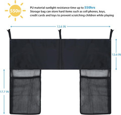 Trampoline Ladder, 2 Steps with Wide Steps, Trampoline Storage Bag, Universal Ho