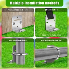 4 Pack 30″ Ground Anchors Screw in Mobile Home Anchors Kits 2.8″ Wide Tapered…