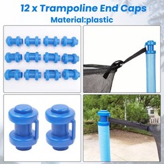 12 Pcs Trampoline Caps 25 mm,Trampoline End Caps for Attaching the Safety8638