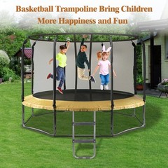 Trampoline Ladder 2 Steps, Skid-Proof, UV Treated, 14FT, 220Lbs Capacity