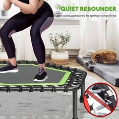 Trampolín rebotador de 42″/45″ para adultos, minitrampolín silencioso.neuvo.2025