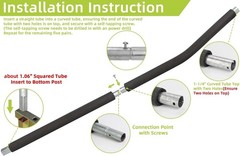 Galvanized Enclosure Poles Replacement for Skywalker & Jumpzylla Trampolines