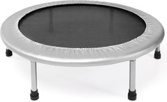 Folding Trampoline with Smart Workout App, Black – Portable Fitness Rebounder…