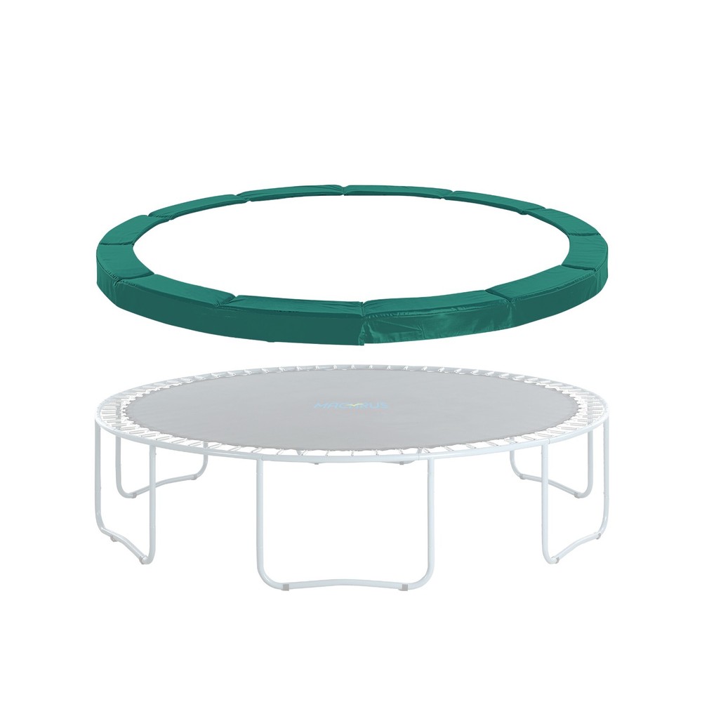 8ft Replacement Trampoline Safety Pad Surround Foam Spring Cover Padding, Green