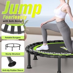 Foldable Rebounder Trampoline 36 40 48in 440lb