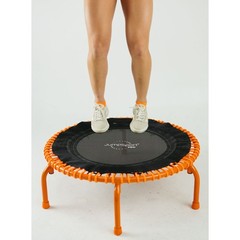 JumpSport 350 PRO Fitness Trampoline, Cardio Workout Equipment, 39 Inch, Orange