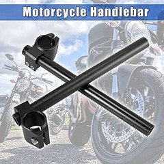 7/8” Motorcycle CNC Handlebar Adjustable 33MM Fork Tube Handle Bar Black