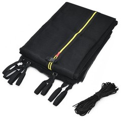 Trampoline Safety Net w/Adjustable Straps, 8 10 12 14 15 16Ft Weather-Resista…