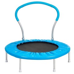 36″ Mini Trampoline for Kids Ages 1-6 Indoor Outdoor Trampolines with Handle New