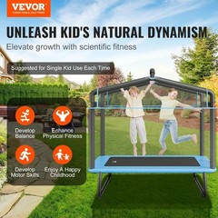 Recreational Trampoline VEVOR 6ft Safety Enclosure Net