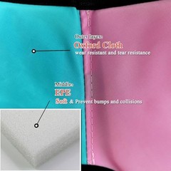 Trampoline Spring Cover,55 60 Inch Replacement 55 Inch Pink & Green Mixed Color