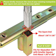Trampoline Poles Replacement for Skywalker or Jumpzylla,Galvanized Trampoline