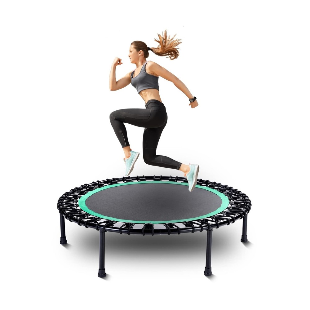 Rebounder Trampoline for Adults,40 inch Mini Trampoline, Bungee Rebounder Exe…