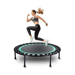 Rebounder Trampoline for Adults,40 inch Mini Trampoline, Bungee Rebounder Exe…