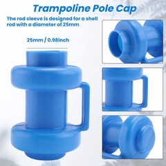 12 Pcs Trampoline Caps 25 mm,Trampoline End Caps for Attaching the Safety8638
