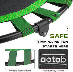 40/48″ Fitness Trampoline for Adult, Max Load 450 LBS, Foldable Mini Trampoline