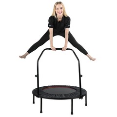 40″ Foldable Mini Trampoline,Exercise Trampoline Workout for Adults Load 450lbs