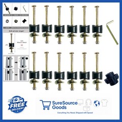 Trampoline Hardware Kit 12 Screws and Bolts with Installation Tools Included