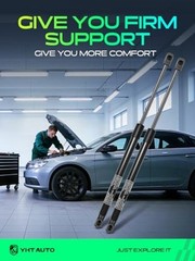 Set of 2 Front Hood Lift Supports Struts Gas Shock Spring Replacement for 2002