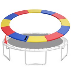 8-16 FT Trampoline Pad Replacement Safety Pad with Fixing Straps (Multicolor)-14