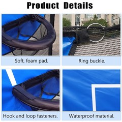 Trampoline Basketball Hoop, with Pump and 4 Mini Balls, Easy to Install, Univ…