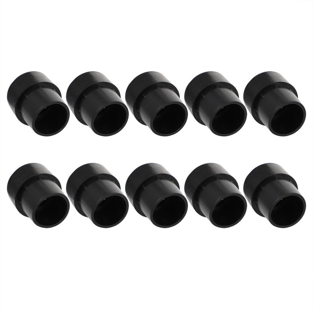 10Pcs Black Trampoline Pole Covers Latex Durable Non Slip Feet Pads