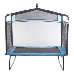 VEVOR 6FT Trampoline for Kids Toddlers with Enclosure Net Gymnastics Bar Hammock