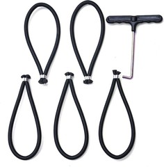 5PCS Mini Trampoline 6.5 Inch Bungee Cord Replacement [ 7.2MM Thick ] Fitness…