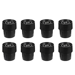 Trampoline Leg Caps: 8pcs Replacement Mini Trampoline Leg Cap Tips Black