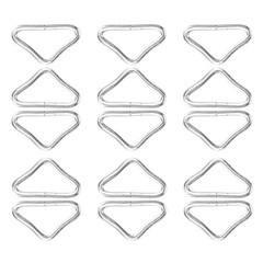 72 Pcs Trampoline Safety Buckles Metal Connection Steel Triangle Clip
