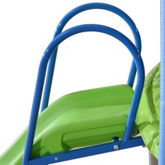 12FT Trampoline for Kids w/ Safety Enclosure Net & Basketball Hoop & Swings
