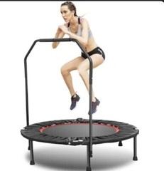 turbo Portable Foldable Trampoline 40 inch Mini Rebounder with removable handle