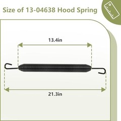 2 Pack Hood Spring 13-04638 Replacement for 1987-2008 Peterbilt Truck 357 377
