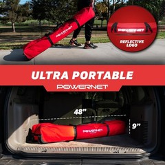16×10 Red Portable Sports Rebounder Net for Baseball Soccer &more