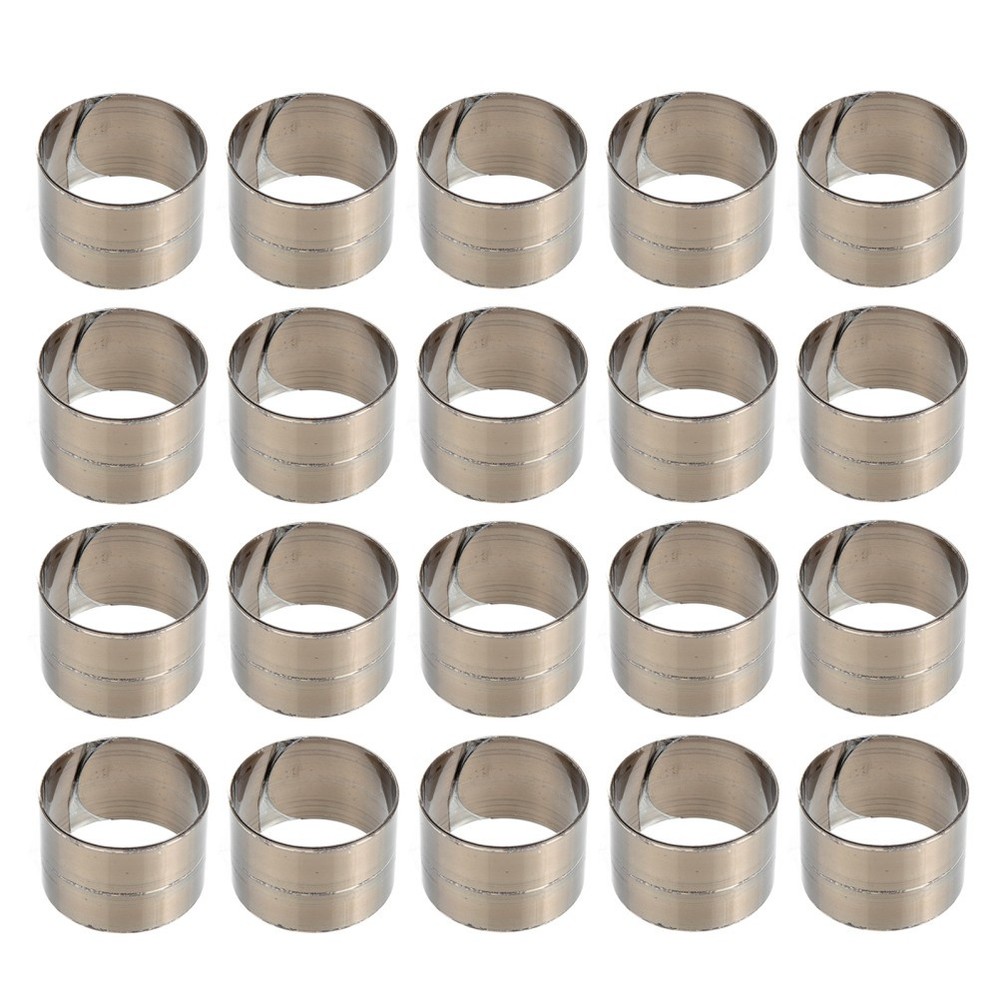 40Pcs Bulk Slap Wristbands Stainless Steel Golden for Kids DIY Party Fun