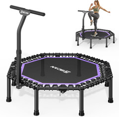 BT3 51″ Octagonal Rebounder Trampoline for Adults – 450LBS Max Load Fitness Fun