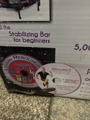 Elevated Urban Rebounder Trampoline with DVDs Workout NEW