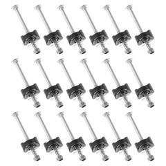 18Pcs Practical Galvanized Steel Trampoline Screws for Pole and Frame Repair