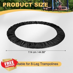YELARXI 45 Inch Black Trampoline Pad