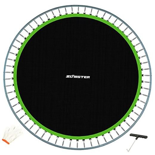 Zoomster Replacement Jumping Mat, Fits 15 ft Round Trampoline Frame with 96 V