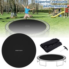 12/14/15FT Trampoline Replacement Jumping Mat Pad 72/88/96 Rings w/ Setting Tool