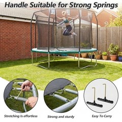 Mabor 2 PCS Trampoline Spring Tool, T Hook Spring Puller for Trampoline