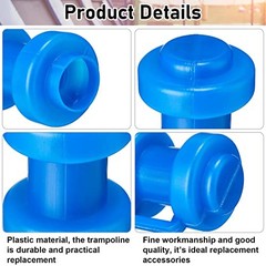 12 Pcs Trampoline Pole Caps 1 Inch in Dameter Enclosure Poles Caps blue