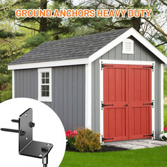 4 Pack 27 Inch Ground Anchors Heavy Duty Screw In Shed Trampoline Stake Kit Set