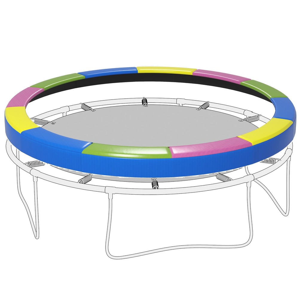 14FT Trampoline Spring Cover, Safety Trampoline Pad Replacement, Waterproof and