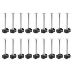 18Pcs Durable Galvanized Steel Trampoline Screws for Outdoor Frame Repair Kids