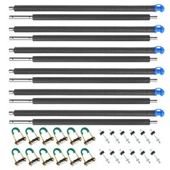 6 PCS Trampoline Pole Replacement Trampoline Enclosure Poles Straight Poles