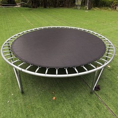 20Pcs Reusable Trampoline Triangle Rings Steel Buckles with Nylon Straps Black