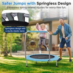 SereneLife Sports Exercise Spring-less Kid Size Trampoline