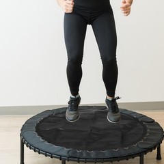 Replacement Trampoline Mat 1.4 m Round High Elastic Jumping Pad With 36 V Hooks